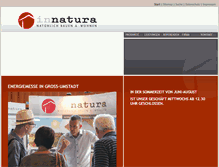 Tablet Screenshot of in-natura.com